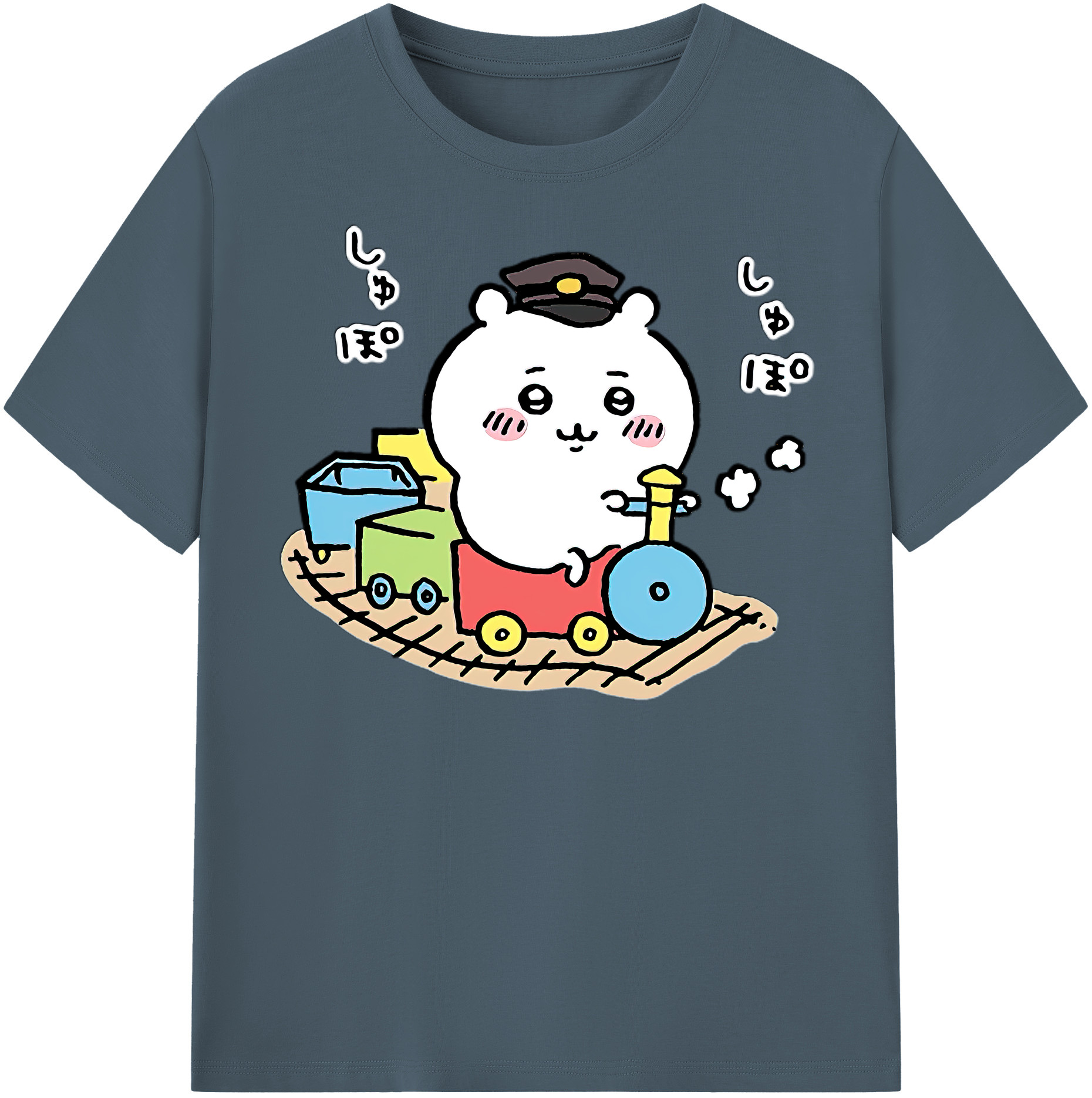 （画像用） ちいかわ ちいかわ Chii-kawa chiikawa 綿100％半袖Tシャツ（フロントプリント）